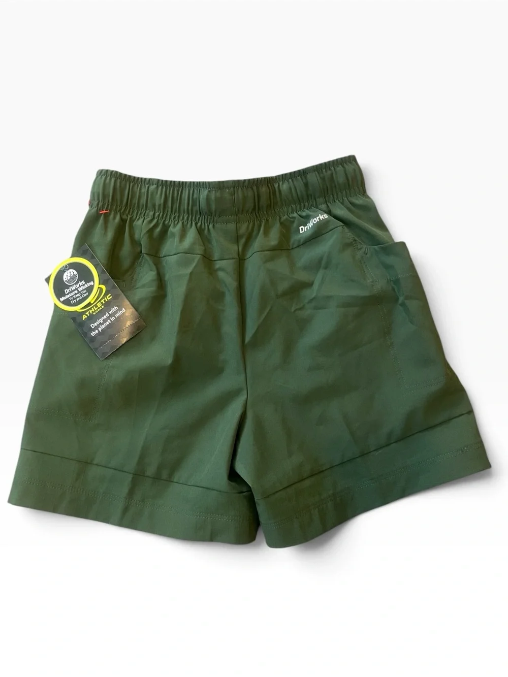 🖤 Ready, Set, Play! Athletic Works Boys’ Green Performance Shorts Size 6–7 NWT